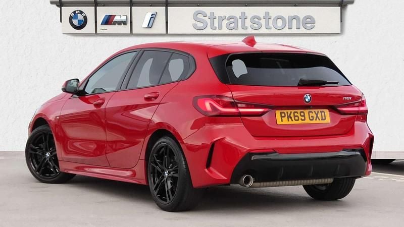 Used BMW 118 M Sport 138 HP (101 kW) 2019 Red Hatchback