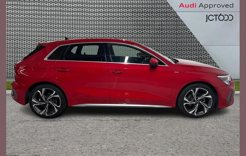 Used Audi A3 S-Line 147 HP (108 kW) 2024 Red Hatchback