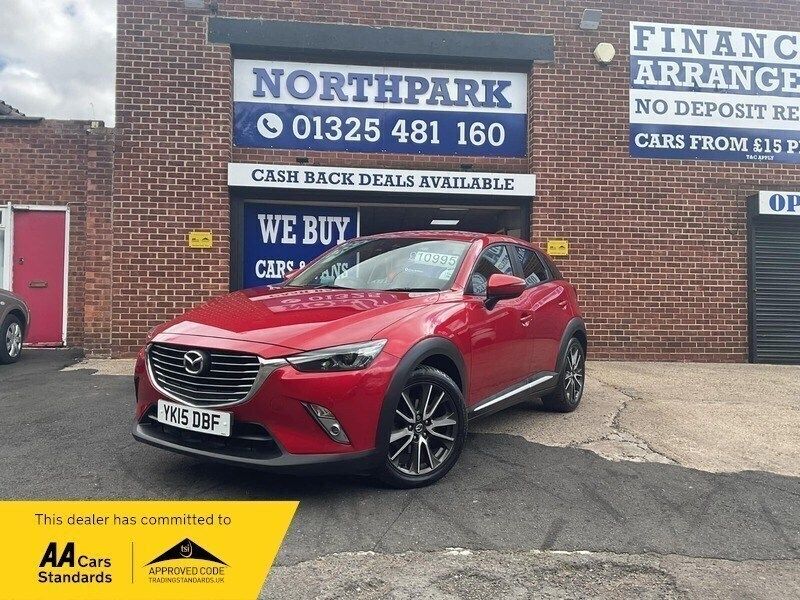 Red Used 2015 Mazda CX-3 Inclusive SUV | £9,995 (Fair price) - Image 1/4