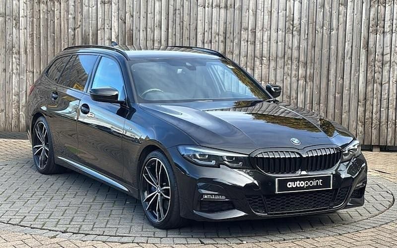 Black Used 2021 BMW 330 M Sport Estate | £26,299 (A bit pricey) - Image 1/3