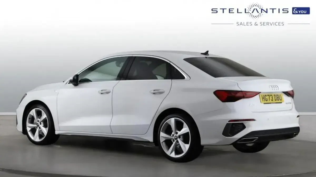 Used Audi A3 S-Line 108 HP (79 kW) 2023 White Sedan
