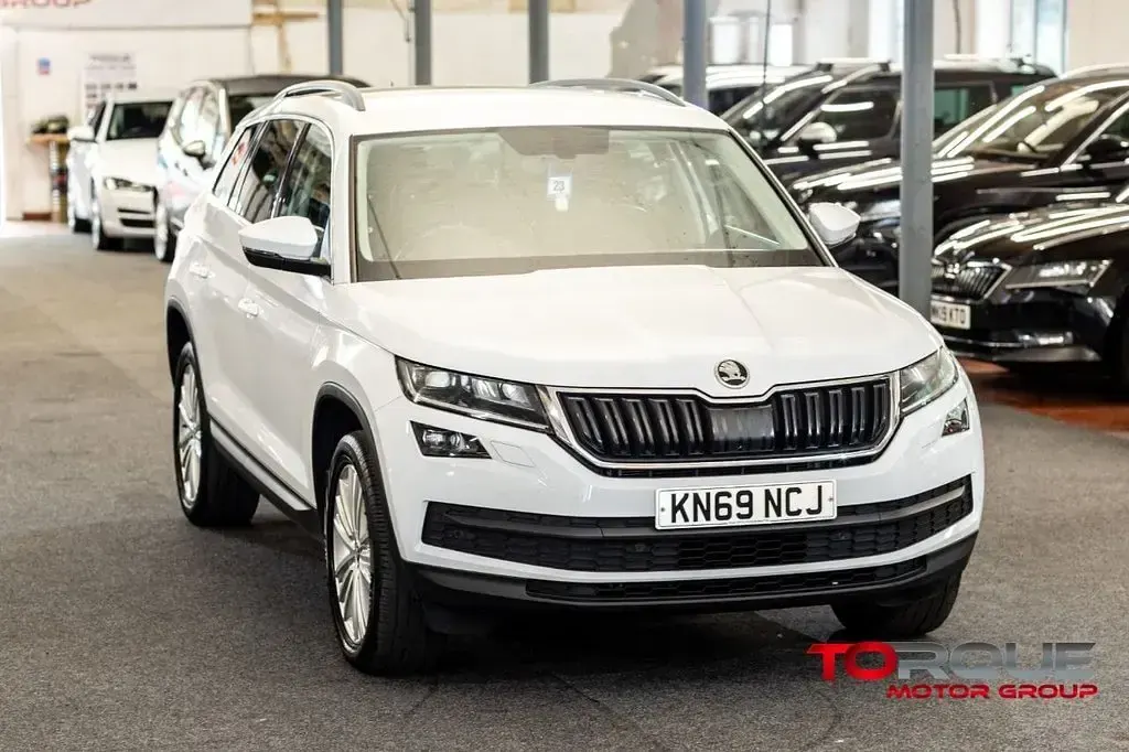 Used Skoda Kodiaq SE L 150 HP (110 kW) 2019 White SUV