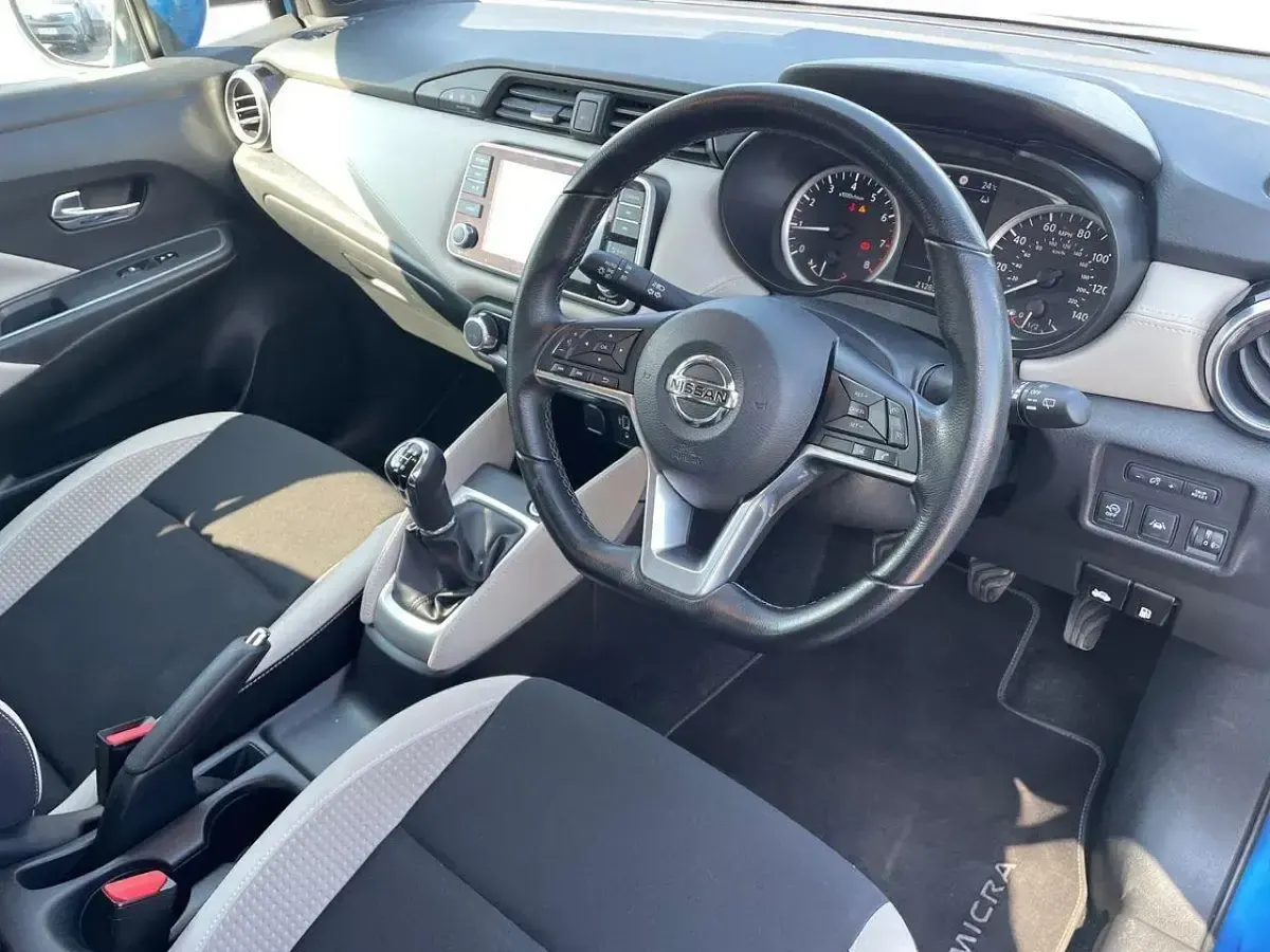 Used Nissan Micra S 91 HP (66 kW) 2021 Blue Hatchback
