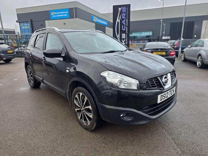 Black Used 2012 Nissan Qashqai +2 N-TEC SUV | £3,295 (Good price) - Image 1/2