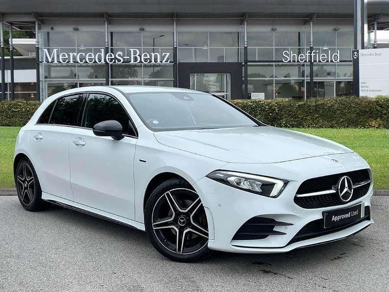 White Used 2022 Mercedes A200 AMG Line Premium Hatchback | £23,660 (Expensive) - Image 1/4