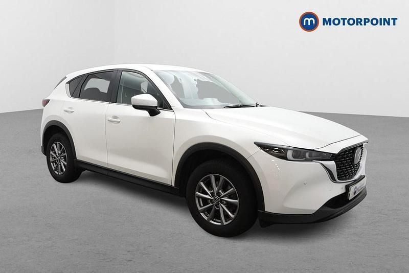 White Used 2023 Mazda CX-5 Center-Line SUV | £17,399 (Good price) - Image 1/4