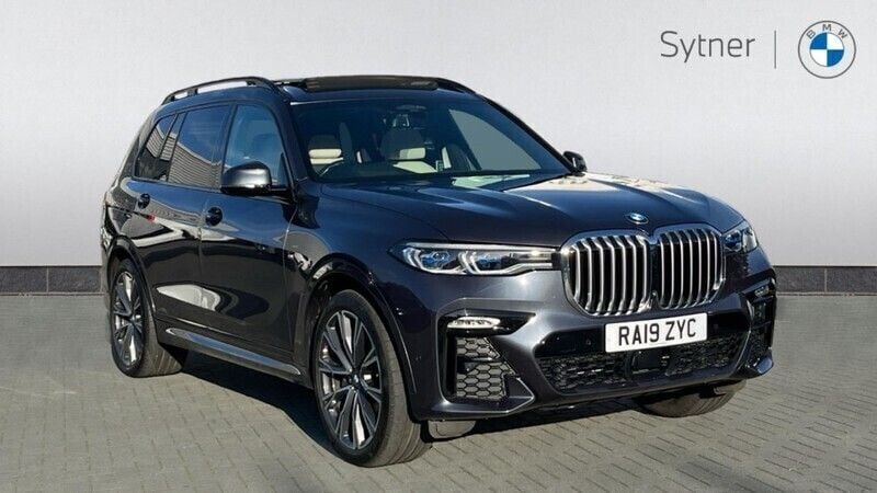 Grey Used 2019 BMW X7 M Sport SUV | £50,000 (Fair price) - Image 1/4