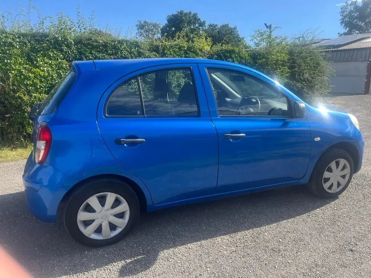 Used Nissan Micra Visia 98 HP (72 kW) 2011 Blue Hatchback