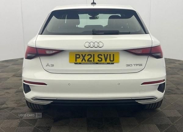 Used Audi A3 Sport 110 HP (80 kW) 2021 White Sedan
