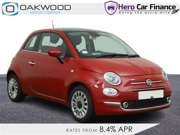 Red Used 2023 Fiat 500 S Hatchback | £12,660 (Expensive) - Image 1/2