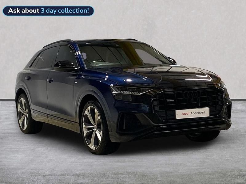 Used Audi Q8 Black Edition 340 HP (250 kW) 2023 Blue SUV