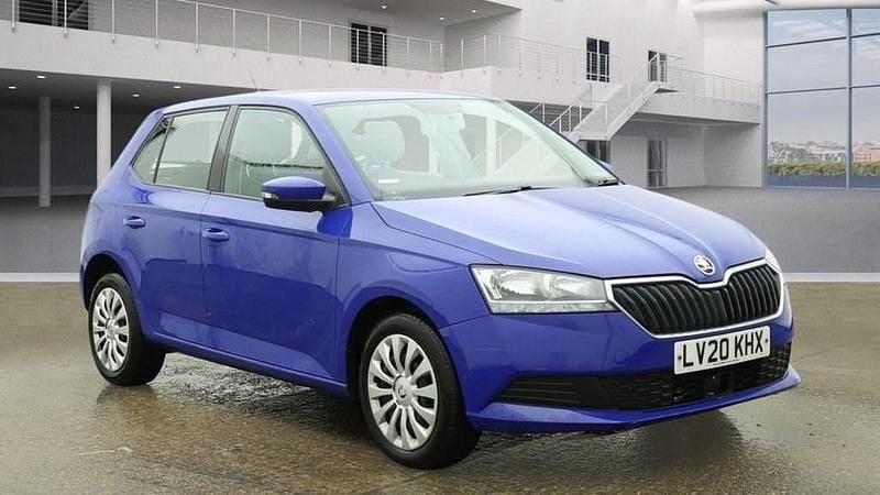 Used Skoda Fabia 75 HP (55 kW) 2020 Blue Hatchback