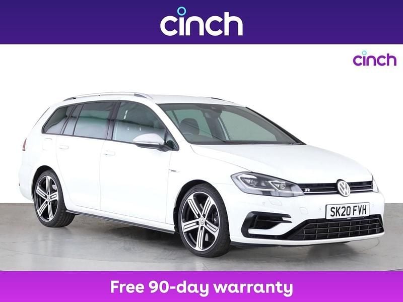 White Used 2020 VW Golf VII R Estate | £20,649 (Good price) - Image 1/3