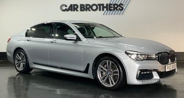 Silver Used 2019 BMW 740 M Sport Sedan | £26,995 (Fair price) - Image 1/4