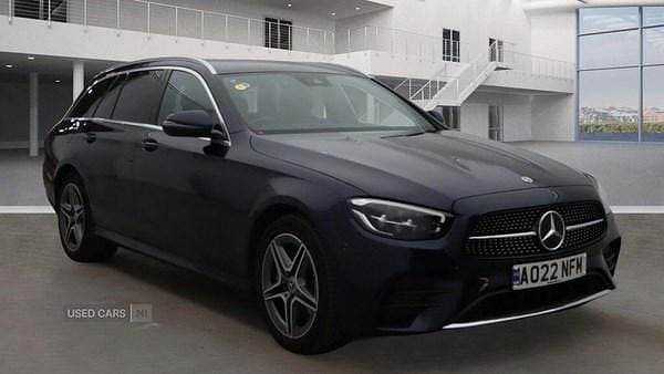 Blue Used 2022 Mercedes E300 AMG line Estate | £23,950 (Good price) - Image 1/4