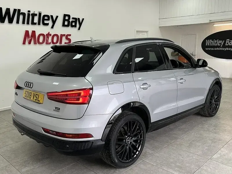 Used Audi Q3 Black Edition 150 HP (110 kW) 2018 Silver SUV