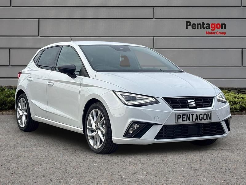 White New 2025 Seat Ibiza FR Hatchback | £17,995 (A bit pricey) - Image 1/3