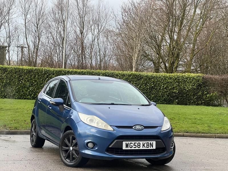 Used Ford Fiesta Zetec 2009 Blue Hatchback