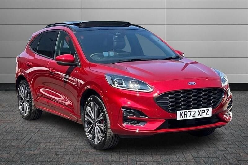 Red Used 2022 Ford Kuga ST-Line X SUV | £23,095 (Fair price) - Image 1/2