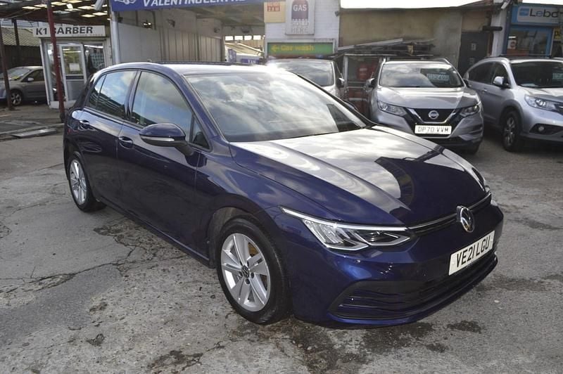Blue Used 2021 VW Golf VIII Life Hatchback | £13,999 (A bit pricey) - Image 1/4