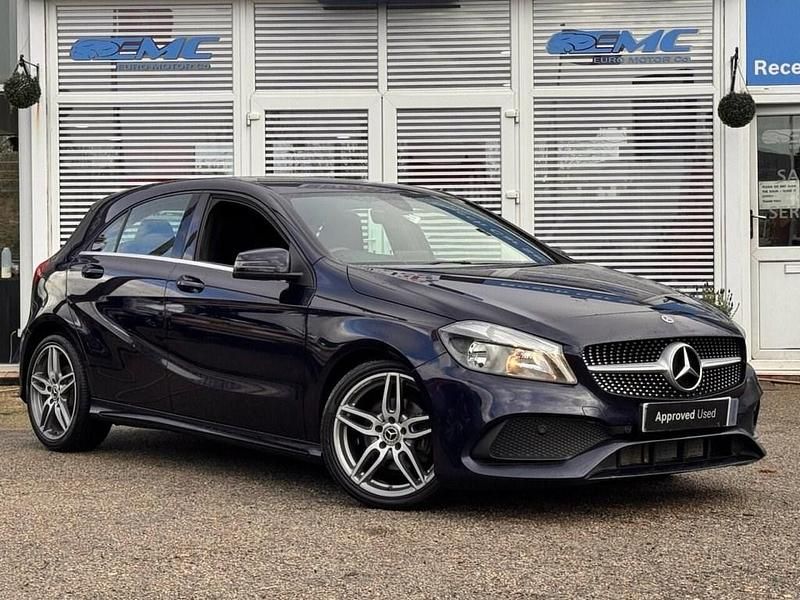 Blue Used 2017 Mercedes A200 AMG line Hatchback | £10,600 (Fair price) - Image 1/4