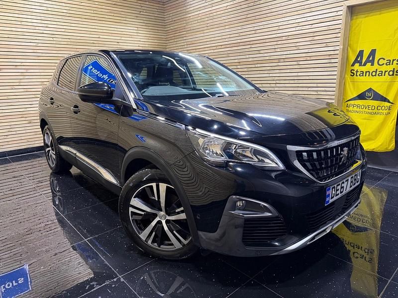 Used Peugeot 3008 Allure 120 HP (88 kW) 2017 Black Hatchback