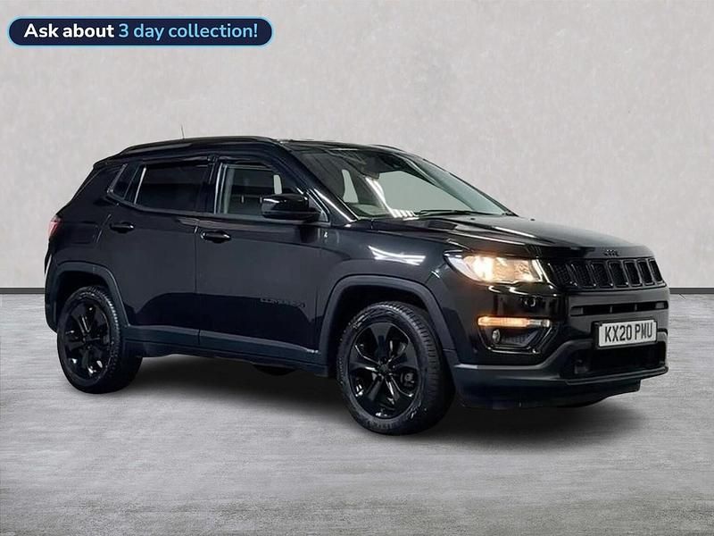 Black Used 2020 Jeep Compass Night Eagle SUV | £12,190 (Fair price) - Image 1/4