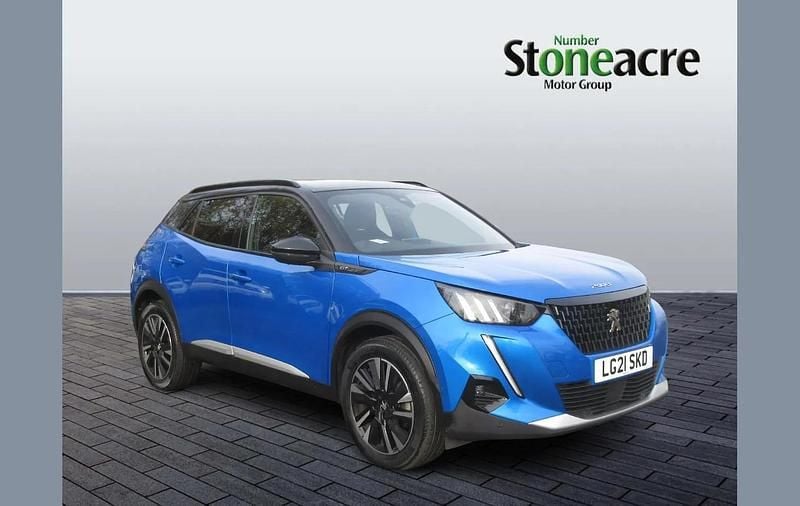 Blue Used 2021 Peugeot 2008 Premium SUV | £15,300 (Good price) - Image 1/4