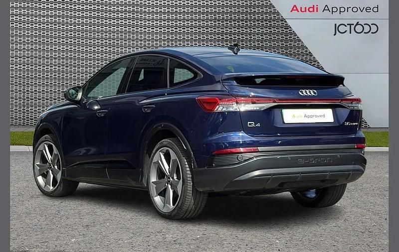 Used Audi Q4 Sportback e-tron Advanced Plus 125 kW (170 HP) 2022 Blue SUV