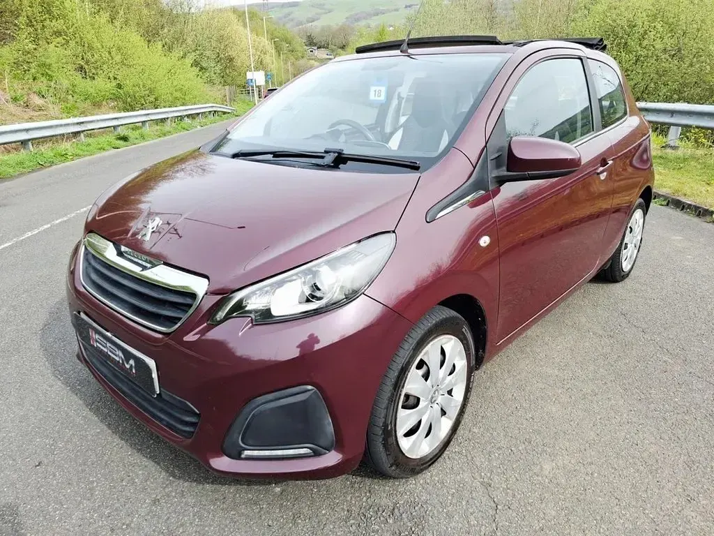 Used Peugeot 108 Active Top 68 HP (50 kW) 2015 Mauve/purple Hatchback