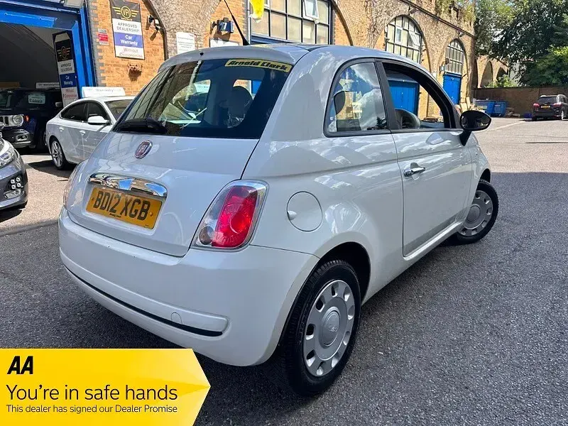 Used Fiat 500 Pop 69 HP (50 kW) 2012 White Hatchback