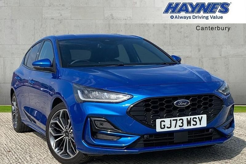Blue Used 2023 Ford Focus ST-Line X Hatchback | £17,495 (Fair price) - Image 1/1