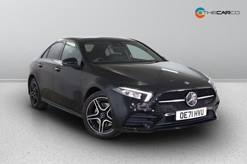 Black Used 2022 Mercedes A250 AMG line Sedan | £19,990 (Fair price) - Image 1/1
