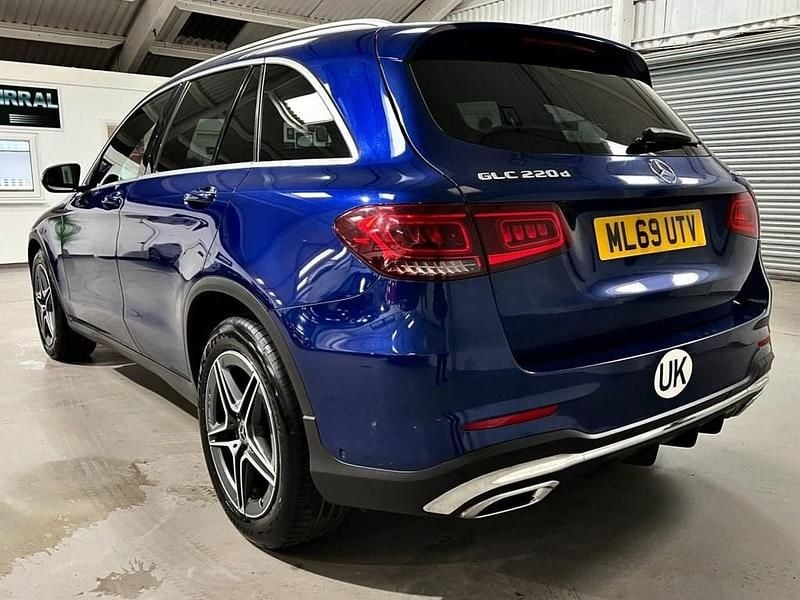 Used Mercedes GLC220 AMG line 194 HP (142 kW) 2019 Blue SUV