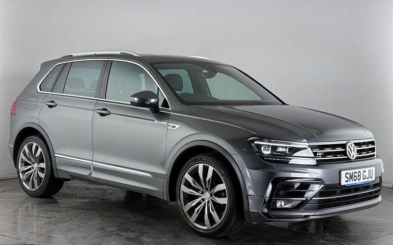 Used VW Tiguan R-line 150 HP (110 kW) 2018 Grey SUV