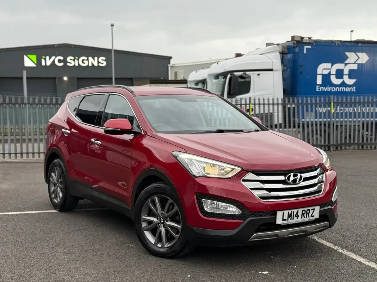 Used Hyundai Santa Fe Premium 2014 Red SUV