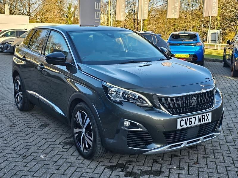 Grey Used 2017 Peugeot 3008 Allure Hatchback | £11,995 (Fair price) - Image 1/4
