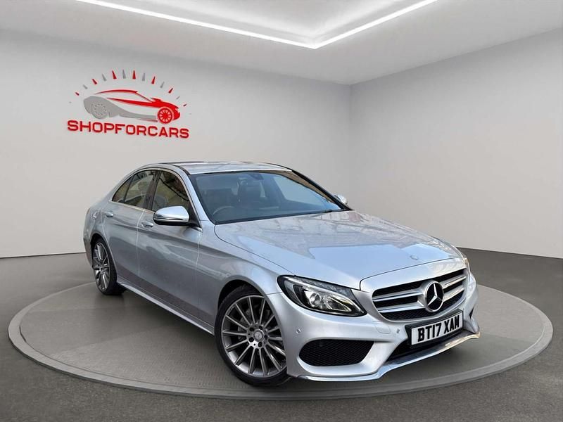 Silver Used 2017 Mercedes C200 AMG line Sedan | £11,750 (Fair price) - Image 1/4