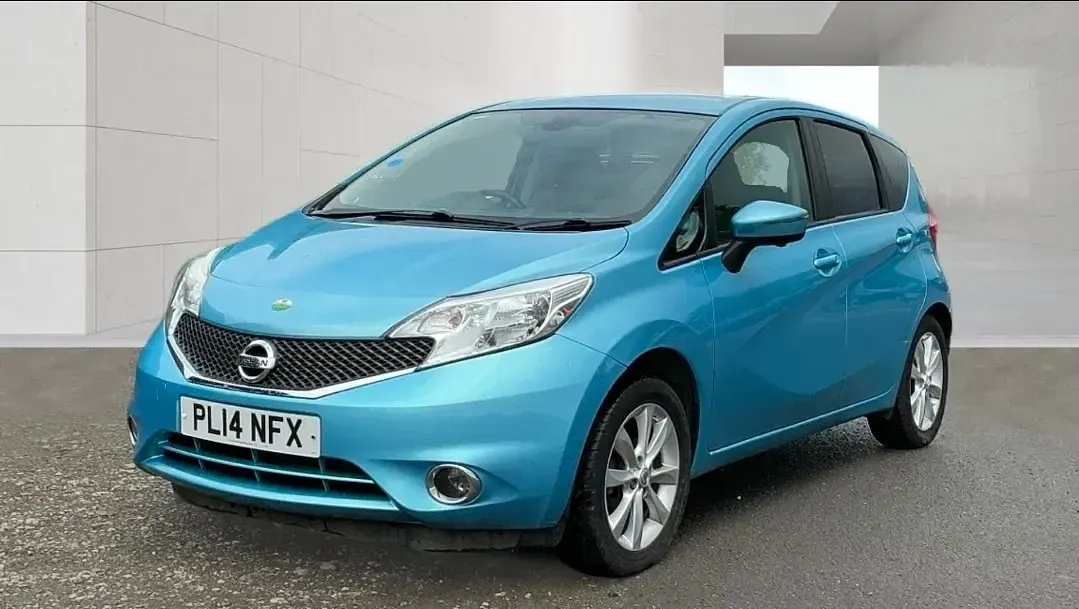 Used Nissan Note S 98 HP (72 kW) 2014 Blue Hatchback