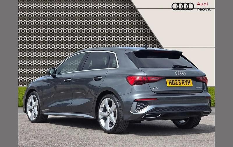 Used Audi A3 S-Line 147 HP (108 kW) 2023 Grey Sedan