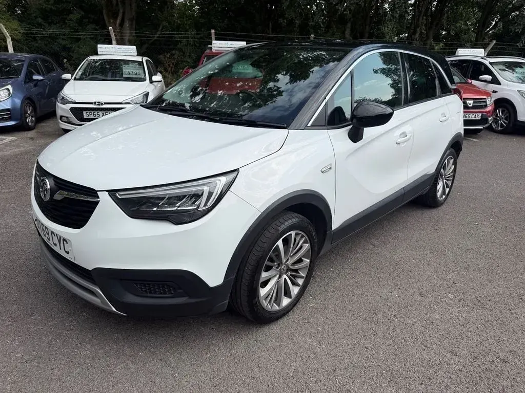 Used Vauxhall Crossland X Sport 110 HP (80 kW) 2020 White SUV