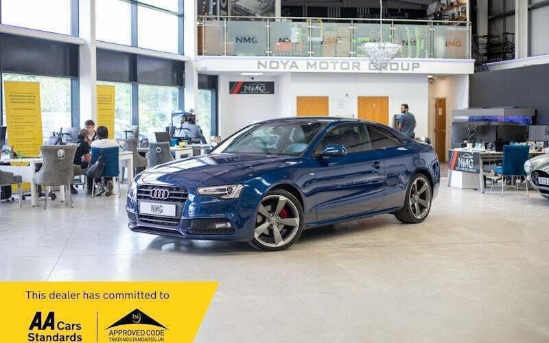 Blue Used 2014 Audi A5 Black Edition Coupe | £9,149 (Fair price) - Image 1/4