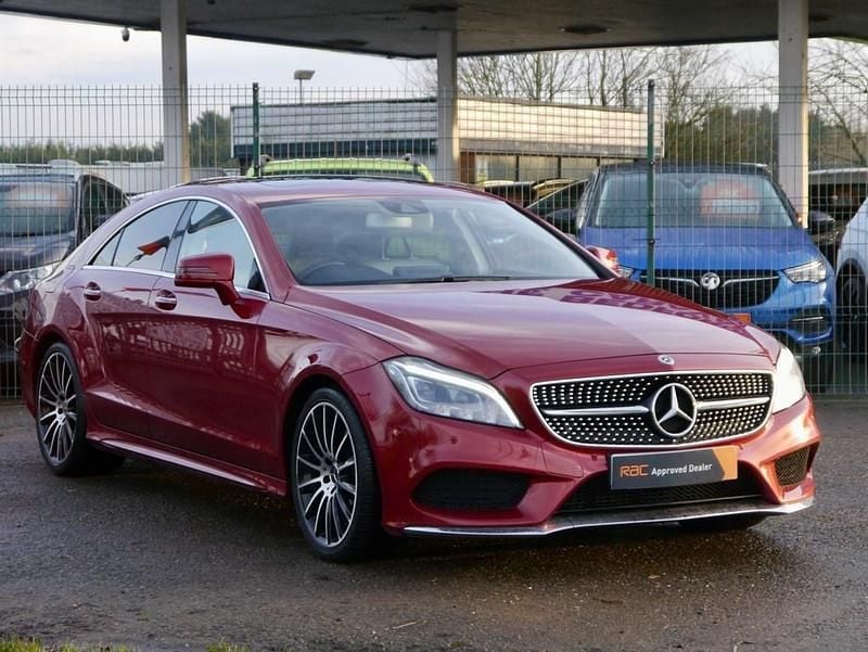 Used Mercedes CLS220 AMG Line Premium Plus 177 HP (130 kW) 2016 Red Sedan