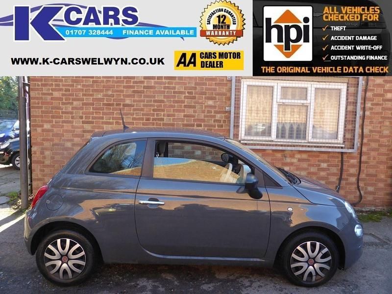 Grey Used 2018 Fiat 500 Pop Hatchback | £5,995 (Fair price) - Image 1/3