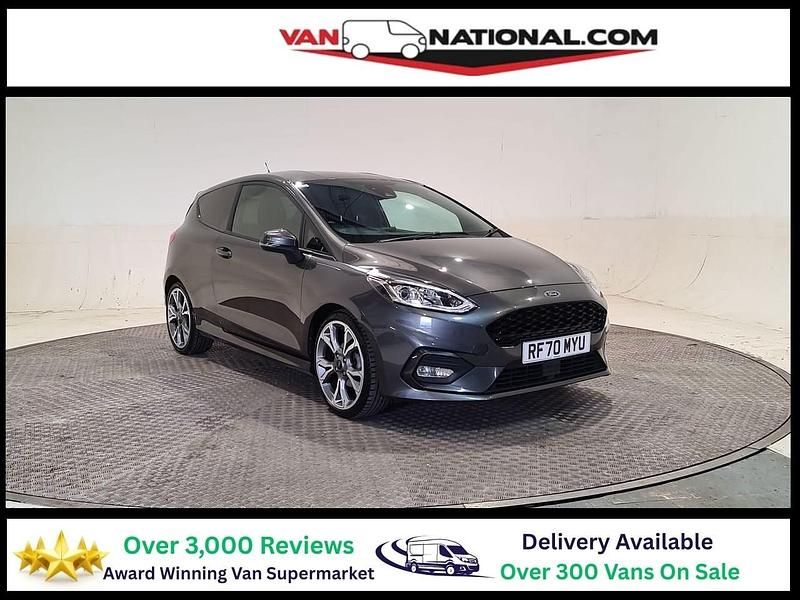 Grey Used 2021 Ford Fiesta Sport Van | £9,650 (Fair price) - Image 1/3