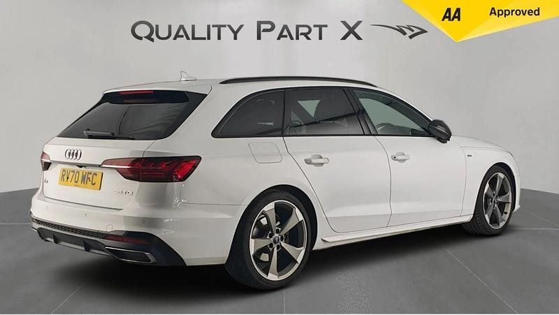 Used Audi A4 Black Edition 163 HP (119 kW) 2020 White Estate