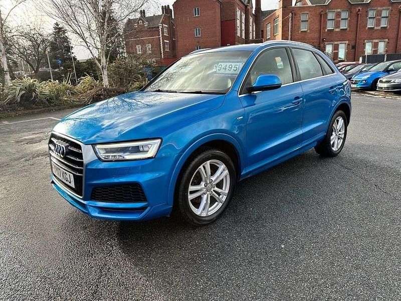Used Audi Q3 S-Line 150 HP (110 kW) 2017 Blue SUV