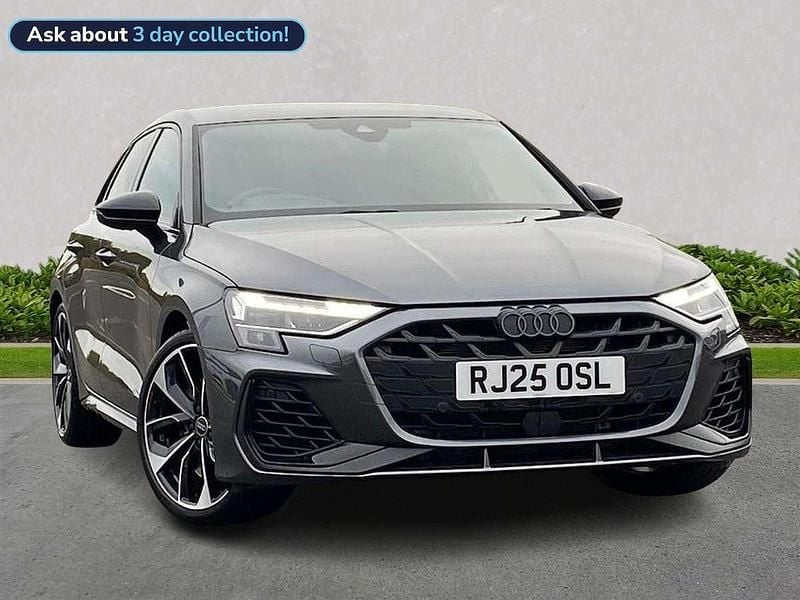 Grey Used 2025 Audi S3 Black Edition Hatchback | £42,274 (Expensive) - Image 1/4