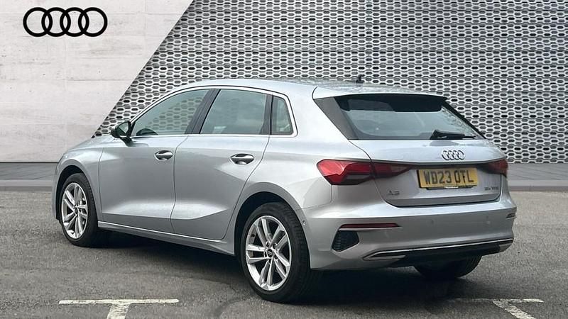 Used Audi A3 Sport 150 HP (110 kW) 2023 Silver Sedan