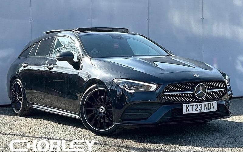 Used Mercedes CLA200 Shooting Brake AMG line 163 HP (119 kW) 2022 Black Estate